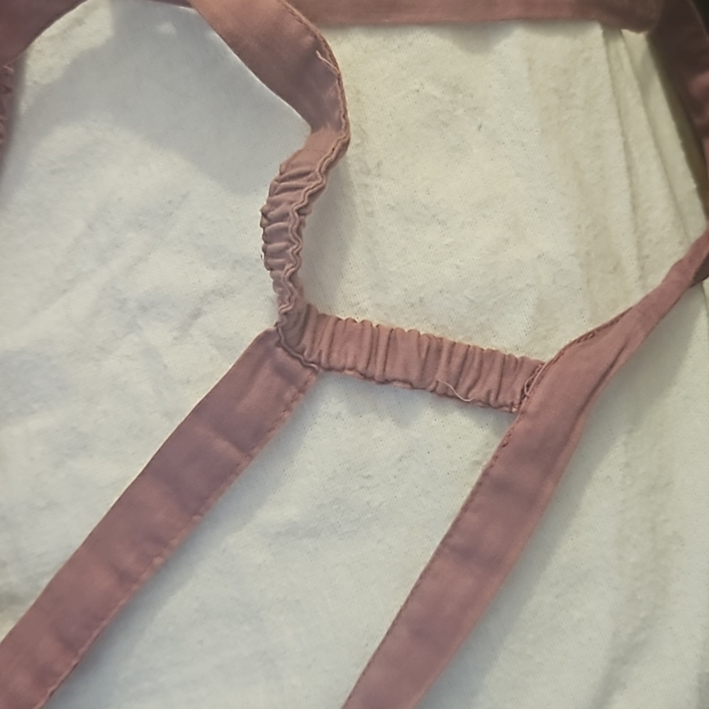 Big One Day Sale !!!!!Magnolia Pearl cotton Victorian cat adjustable bralette - Picture 4 of 6